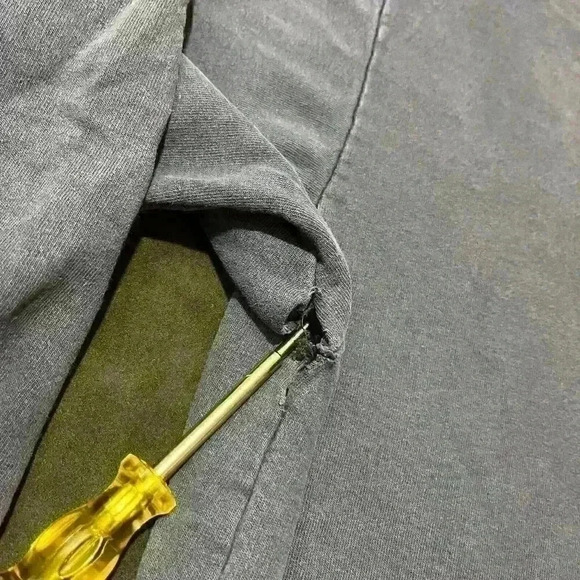 VTG 80s/90s BONGO Gene Montesano Thrashed Womens Sweatshirt Large USA Oversized - Picture 12 of 16